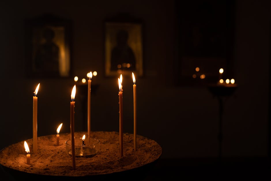 Candles and warm light