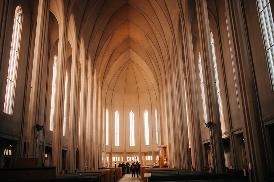 Majestic church interior