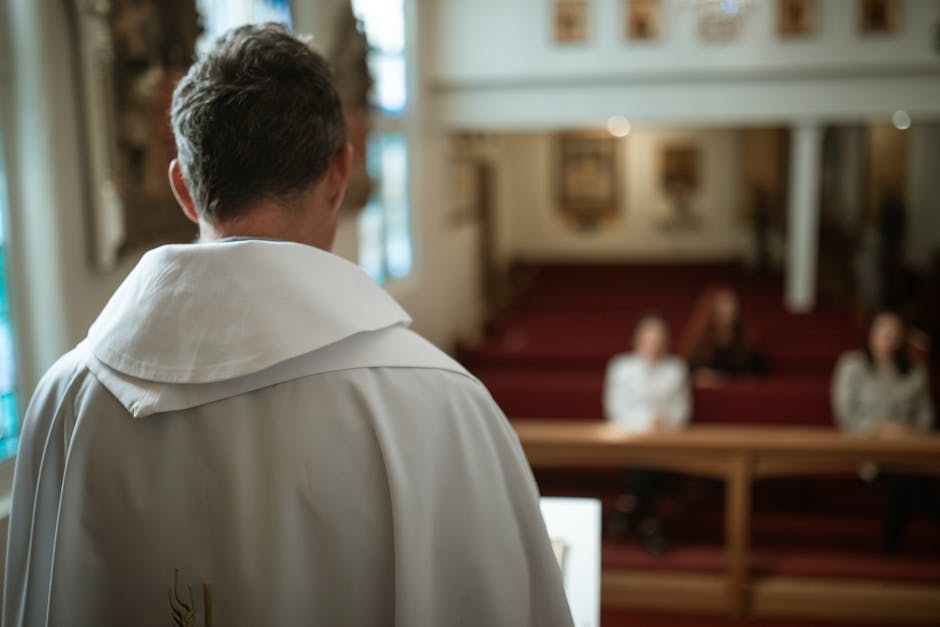 Priest sermon spiritual atmosphere