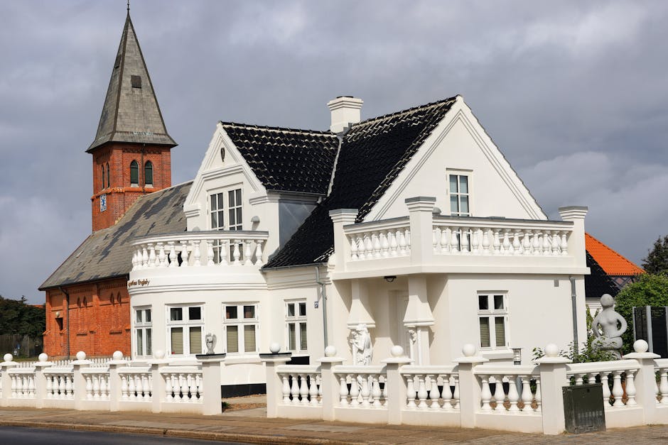 Traditional brick tower house